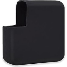 Kazan Hobi Mcstorey MacBook Şarj Adaptör Kılıfı Silikon 70W 45W Magsafe 1-2 Usb-C Uyumlu A3434 A3426 A3401 A3112 A2992 A2918 A1466 A1465 A1369 A1370 | Ince Esnek Koruyucu Kapak Siyah