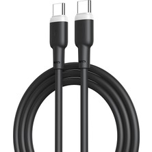 Kazan Hobi Xo 60W Hızlı Şarj Kablosu Type-C | NB-Q208B | Yumuşak Slikon Tasarım | Hızlı Veri Aktarımı | 1 Metre | Siyah