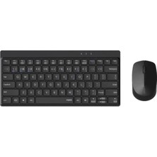 Kazan Hobi Rapoo 8000GT Wrl Tr Klavye Mouse Set Siyah