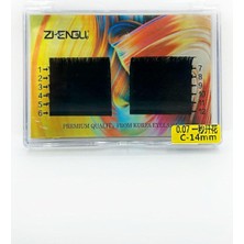 Kazan Hobi Ruby Face Ziengu Ipek Kirpik 0.07 C Kıvrım - Easyfun Çek Bırak Ipek Kirpik 14MM