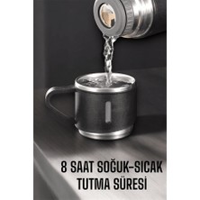 500 ml Kapasiteli Taşınabilir Basınçlı Termos Seti Günlük Kullanım Için Ideal