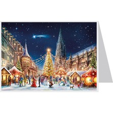 Kazan Hobi Postkarten Adventskalender "freiburg"