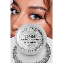 Kazan Hobi Ruby Face Klasik Ekspres Kirpik; Ipli Kirpik; 10MM 3 Ip ; Hızlı Kirpik Siyah