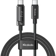 Kazan Hobi Mcdodo CA-8900 Usb-C To Usb-C 240W OLED Ekranlı Hızlı Şarj Kablosu 1.2m