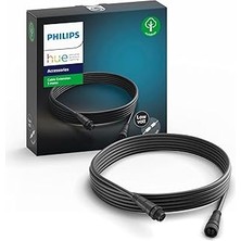 Kazan Hobi Philips Hue Düşük Voltajlı Uzatma Kablosu, Tüm Hue Düşük Voltajlı Dış Mekan Lambaları Için, 5 M, Siyah