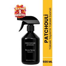 Deko Home Paçuli Oda Kokusu Spreyi 500 ml %40 Esans Oranı Kalıcı Yüksek Yayılım Ev Ofis Tekstil Kokusu