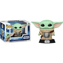 Funko Pop The Mandalorian Grogu With Mudhorn Chest Armor