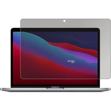 Kazan Hobi Engo Apple Macbook Pro 13 Inç Ile Uyumlu Hayalet Ekran Koruyucu Notebook, Yandan Görünmeyen Anti-Spy Gizlilik (Privacy) Laptop Koruması, 9h Temperli Nano Kırılmaz Esnek Cam 2016-2022