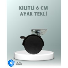 Renas Store Zemin Korumalı 6 cm Kilitli Döner Ayak - Lisinya