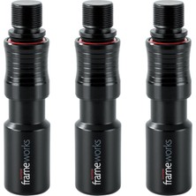 Kazan Hobi Gator Framework GFW-MIC-QRTOP3PK Hızlı Bağlantılı Mikrofon Adaptörü, 3'lü Paket, 5/8" Dişli