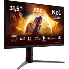 Kazan Hobi Aoc U32G4U 31.5" 4K 0.5ms 160Hz Full Hd / 0.5ms 320Hz Adaptive-Sync Fast IPS 4K Gaming Monitör