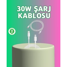 Renas Store Orijinal Kalite 30W Type-C Lightning Hızlı Şarj Kablosu – 1.2m Dayanıklı - Lisinya