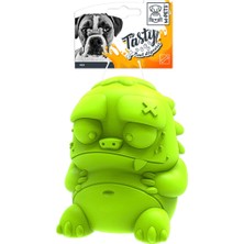 Glipet Mpets Rex Ödül Hazneli Kauçuk Köpek Oyuncağı Green