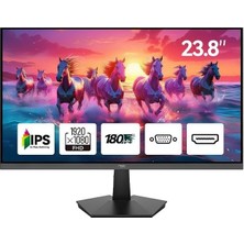 Kazan Hobi Npc MD2408-A Gaming Monitör 23.8" 180Hz 1ms IPS Full Hd Siyah