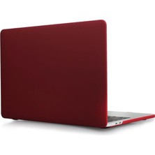 Kazan Hobi Mcstorey Macbook Pro Kılıf 15 Inç Mat A1286 (Eski Ethernetli Model 2008-2012) ile Uyumlu Bordo
