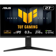 Kazan Hobi Asus Tuf Gaming VG27AQL5A 27″ 210Hz 0.3ms 2k Pivot IPS Gaming Monitörü