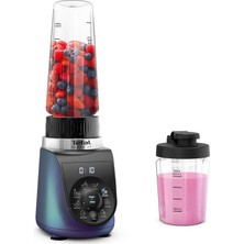 Kazan Hobi Tefal Blend Up 0,85 Litre 8 Programlı Güçlü 1000 Watt Mini Smoothie Blender - Mavi