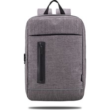 Kazan Hobi Classone Triesta Serisi, RC58-154 Recycled Kumaş, 15.6 Inch Uyumlu Macbook, Laptop, Notebook Sırt Çantası, Keten Gri