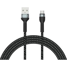 Kazan Hobi Shira Serisi Micro USB Kablo 2 Metre Siyah