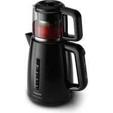 Kazan Hobi Philips Daily Collection Çay Makinesi - Otomatik Sıcak Tutma, 1.9l Su Isıtıcısı, 0.9l Cam Demlik, Hızlı Kaynatma 1700W, Kireç Filtresi, Kolay Dökme Için Kablosuz Taban (HD7301/00)