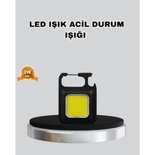 Renas Store USB Şarjlı 800 Lümen LED Fener – Mini Boy, 3 Işık Modlu, Anahtarlık Tipi El Feneri - Lisinya