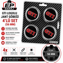 EP Garaj Otomotiv Gtı Logolu Jant Göbeği – 4’lü Set (56 Mm)