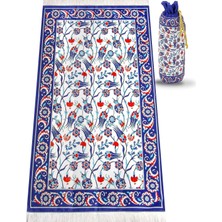 Kazan Hobi Ihvan Online Ipek Dokulu Taşıma Çantalı Seccade Desen 5, Ihvan Online, 62X110 cm