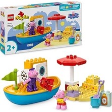 Kazan Hobi LEGO Duplo Peppa Pig Tekne Gezisi 10432-2 Yaş ve Üzeri Çocuklar Için Peppa Pig Minifigürü Içeren Eğitici Oyuncak Yapım Seti (23 Parça)