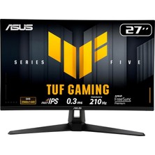 Kazan Hobi Asus Tuf Gamıng VG27AQ5A 27 Fast IPS 2560X1440 0.3ms 210Hz 300CD Dp HDMI USB Hoparlör Vesa 3yıl Eyecare, Flıcker-Free,düşük Mavi Işık Monitör