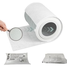 Kazan Hobi Faf Fresh Air Filter 10 Adet Elektrostatik Pamuk, Karaca Oksijen Plus 3 In 1 Hava Temizleyici Filtre Ile Uyumlu Filtre Üstü Elektrostatik Toz Tutucu Koruyucu