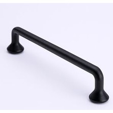 Kazan Hobi Incir Siyah Metal Kulp (224 mm 22.4 Cm) Kulbu Kulpu Mobilya Çekmece Dolap Kulpları Mutfak Dolabı
