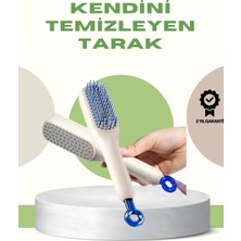 Renas Store Anti-Statik Saç Tarağı – Kolay Temizlenebilir, Silikon Masaj Uçlu, Kompakt Boyut - Lisinya