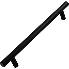 Kazan Hobi Çubuk Mobilya Mutfak Dolap Dolabı Çekmece Kulpu Kulbu -Mat Siyah Metal (128 Mm-12.8 Cm) Kulpları