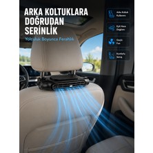 Renas Store Koltuk Başlığına Takılan Araç Soğutucu Fan Ayarlanabilir 3 Hız Kademeli - Lisinya