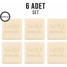 Hakiki 6 Adet Doğal Zeytinyağlı Sabun 150 gr | %100 Yemeklik Zeytinyağı ile Nazik ve Etkili Cilt Bakımı