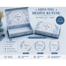 Yeap Office Hediyelik Kişiye Özel Çikolata Kutusu ve Etiket Seti - Doğum Çikolatası ve Özel Günler Için