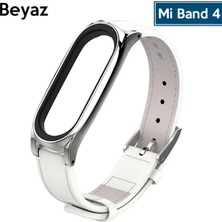 Mijobs Xiaomi Mi Band 5-4  Pu Deri Kayış KORDON-(5775)