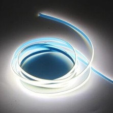 Cata COB Led şerit 5metre 12V 480LED/m 6000K soğuk beyaz 10W 8mm IP20 aydınlatma ışık hortum kendinden yapışkanlı