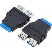 Kazan Hobi Parcbeny 2449 19 Pin 2xusb 3.0 To 9 Pin USB 2.0 Çevirici Dönüştürücü Adaptör