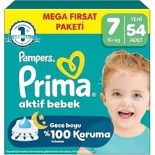 Renas Store Prima Aktif Bebek Mega Fırsat Paketi 7 Beden 54 Adet