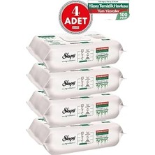 Kazan Hobi Sleepy Easy Clean Yüzey Temizlik Havlusu 100' Lü x 4 Adet