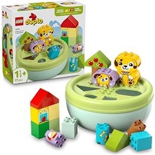 Kazan Hobi LEGO Duplo Ilk Şekil Ayırıcı: Köpek Evi 10441 – 1,5 Yaş ve Üzeri Köpek Sever Çocuklar Için Hayal Gücü Geliştiren Eğitici Oyuncak Yapım Seti, Doğum Günü Hediyesi (17 Parça)