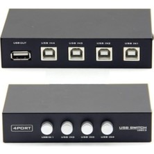 Kazan Hobi 4569 Yazıcı Printer Switch Çoklayıcı Çoğaltıcı 4 Port