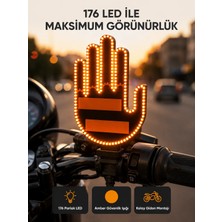 Astraltech El Hareketiyle Kontrol Edilen 176 LED Amber Güvenlik Lambası