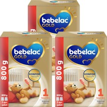 Kazan Hobi Bebelac Gold 1 Devam Sütü 0-6 Ay 800 gr x 3 Adet 2400 gr