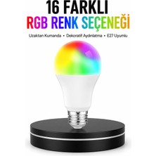 Astraltech Renk Değiştiren Rgb LED Ampul 16 Renk Uzaktan Kumandalı 2025 Model