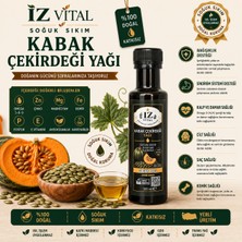 İz Vital Kabak Çekirdeği Yağı 100 ml | Soğuk Sıkım %100 Doğal Katkısız Kabak Çekirdeği Yağı