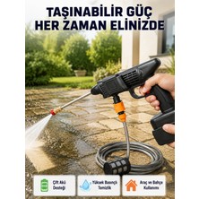 Astraltech 21V Akülü Basınçlı Yıkama Makinesi Çift Akülü ve Hızlı Şarj Özellikli