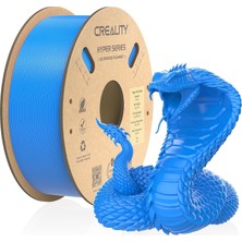 Kazan Hobi Creality Resmi 3D Yazıcı Filamenti, Hyper Pla Yüksek Hızlı Filament, 1,75 mm 3D Baskı Filamenti, Yüksek Hızlı Baskı Için, Ölçü Hassasiyeti +/-0,02 Mm, 1 Kg/makara - Mavi