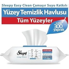 Kazan Hobi Sleepy Easy Clean Çamaşır Suyu Katkılı Yüzey Temizlik Havlusu 3X100 (300 Yaprak)